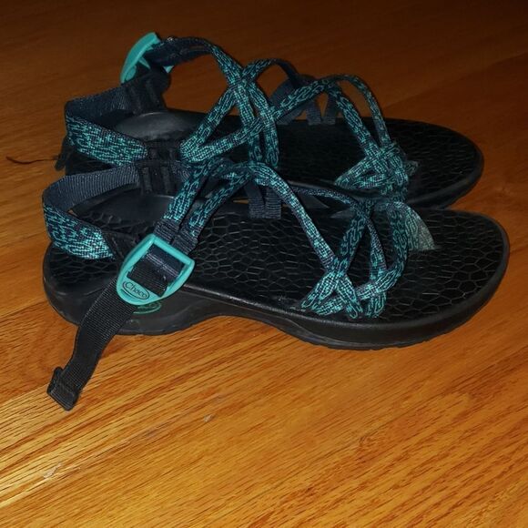 Chaco Teal Strappy sandals - Picture 1 of 6
